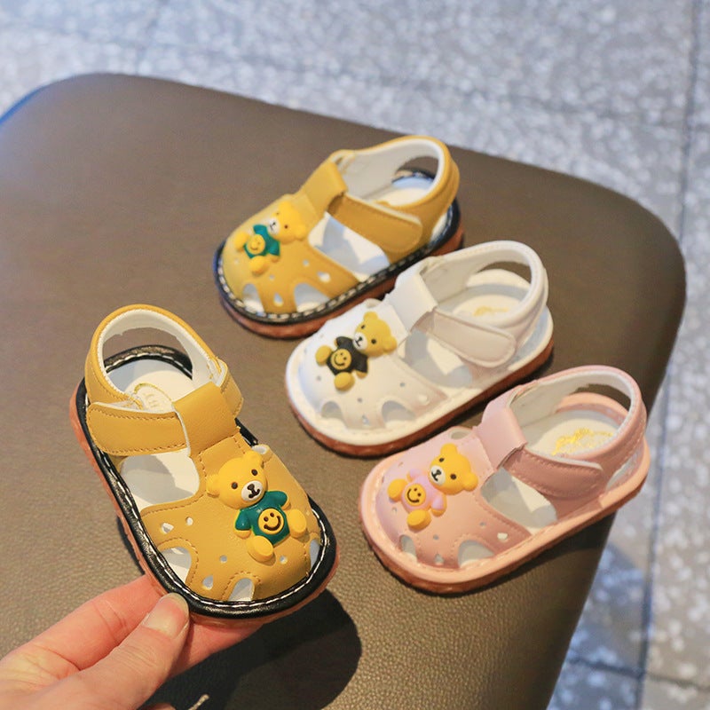 One-Piece Delivery 2023 Summer Soft Bottom Children'S Sandals Closed Toe Boys And Girls Baby Sandals Popular Baby Shoes - Image 2
