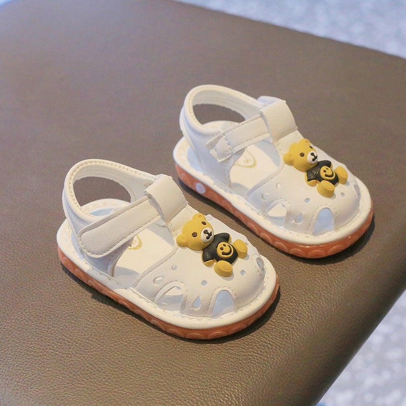 One-Piece Delivery 2023 Summer Soft Bottom Children'S Sandals Closed Toe Boys And Girls Baby Sandals Popular Baby Shoes - Image 5