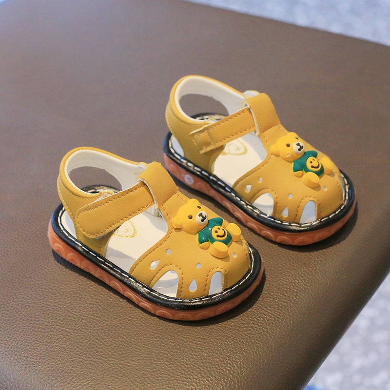 One-Piece Delivery 2023 Summer Soft Bottom Children'S Sandals Closed Toe Boys And Girls Baby Sandals Popular Baby Shoes - Image 3