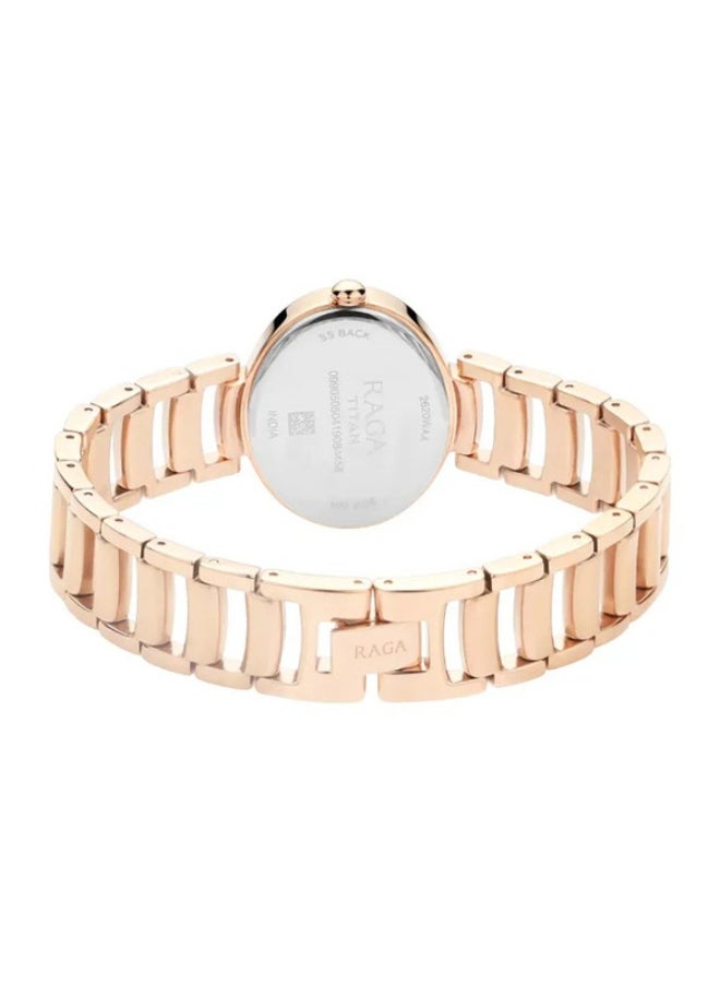 تيتان ساعة راغا فيفا بسوار معدني و مينا روز جولد - Image 5