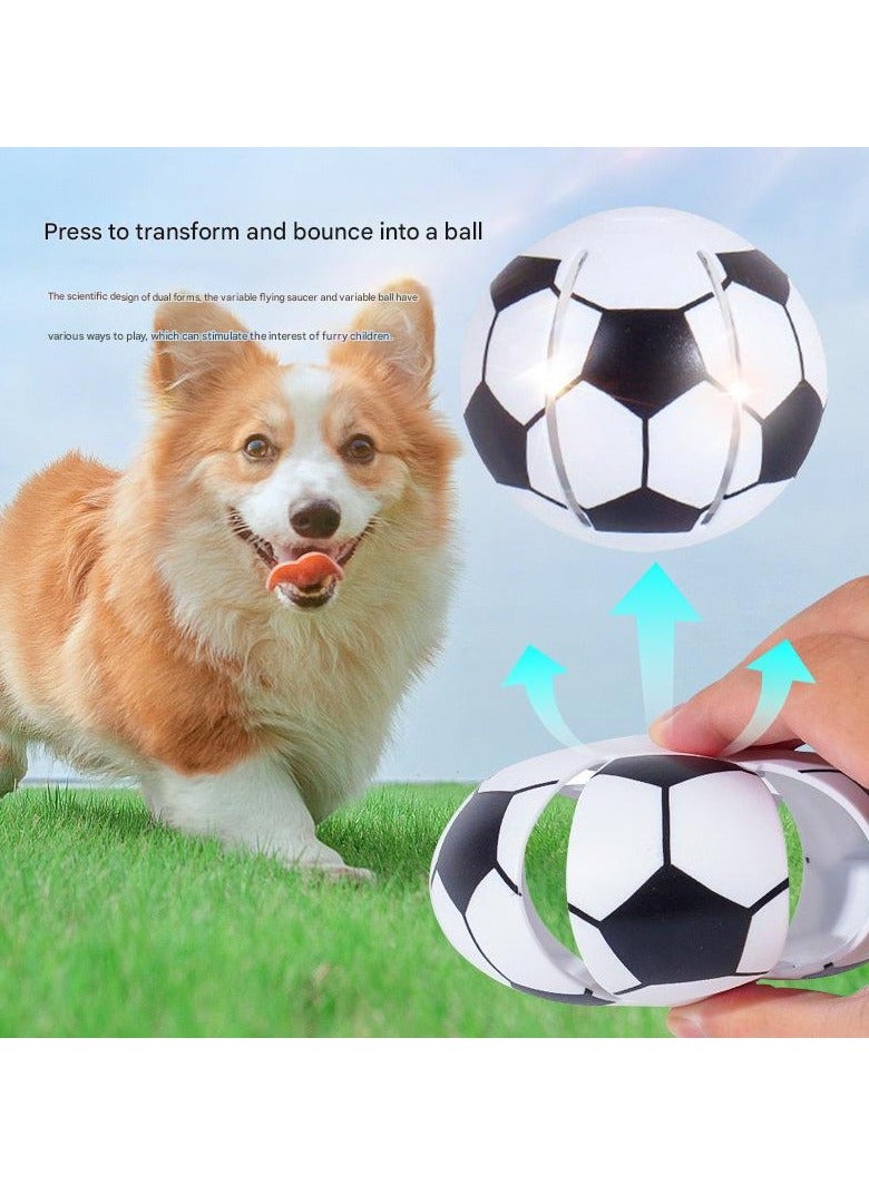 Pet Squeeze Elastic Glow Ball – Durable Teething Interactive Play Ball for Dogs - Image 3