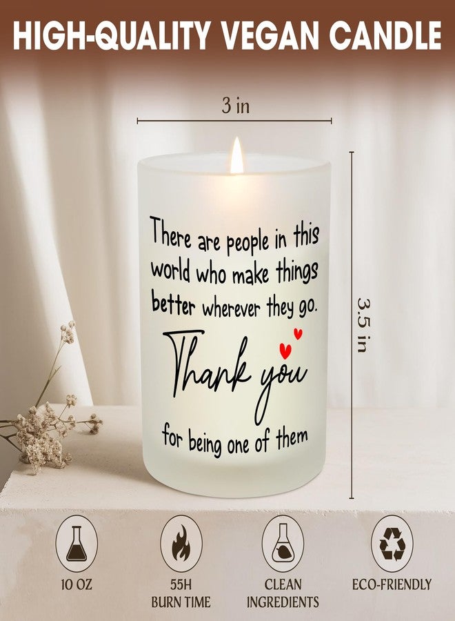 OASSIE Thank You Gifts for Women - Christmas, Birthday Gifts for Women, Appreciation, Inspirational Gifts Gifts for Coworkers, Teacher, Friend, Employee - Vanilla Lavender Scented Candled 10 oz - Image 4