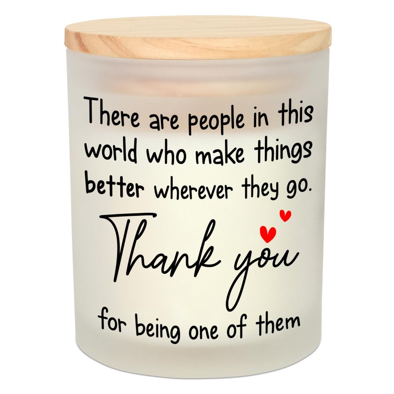 OASSIE Thank You Gifts for Women - Christmas, Birthday Gifts for Women, Appreciation, Inspirational Gifts Gifts for Coworkers, Teacher, Friend, Employee - Vanilla Lavender Scented Candled 10 oz - Image 1