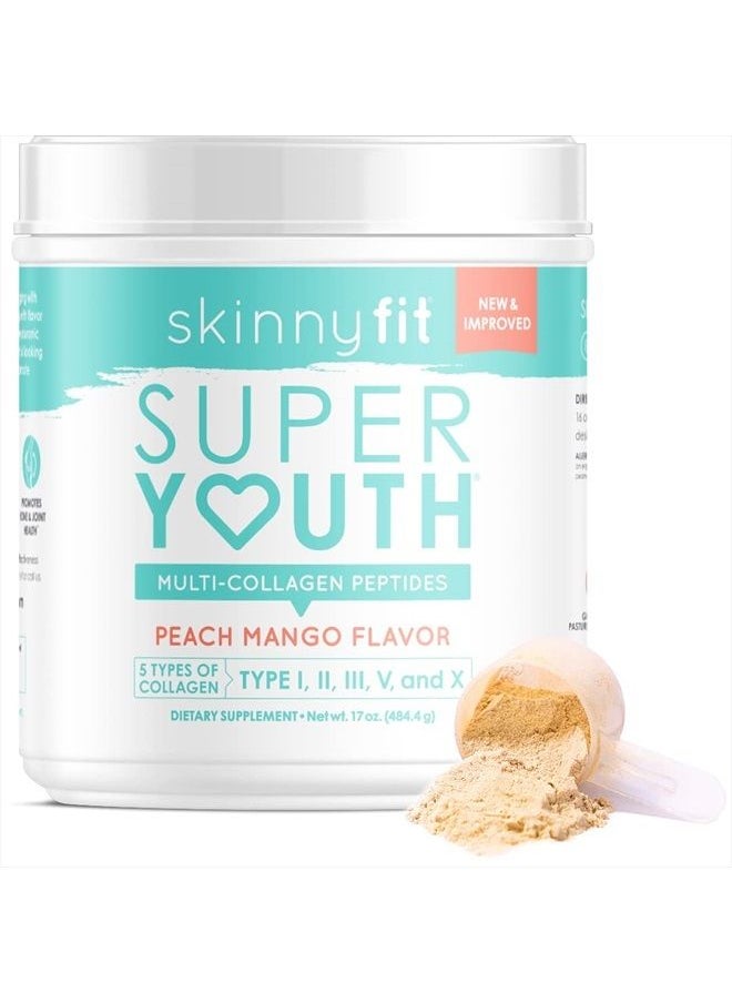 Super Youth Multi-Collagen Peptides Plus Apple Cider Vinegar, Hyaluronic Acid, & Vitamin C Peach Mango Flavor, Hair, Skin, Nail & Joint Support, Immunity, Healthy Metabolism, 28 Servings - pzsku/ZD193E16F7504C7411BF9Z/45/_/1683613538/59d501f8-145d-4fe2-883c-d49676fd340a