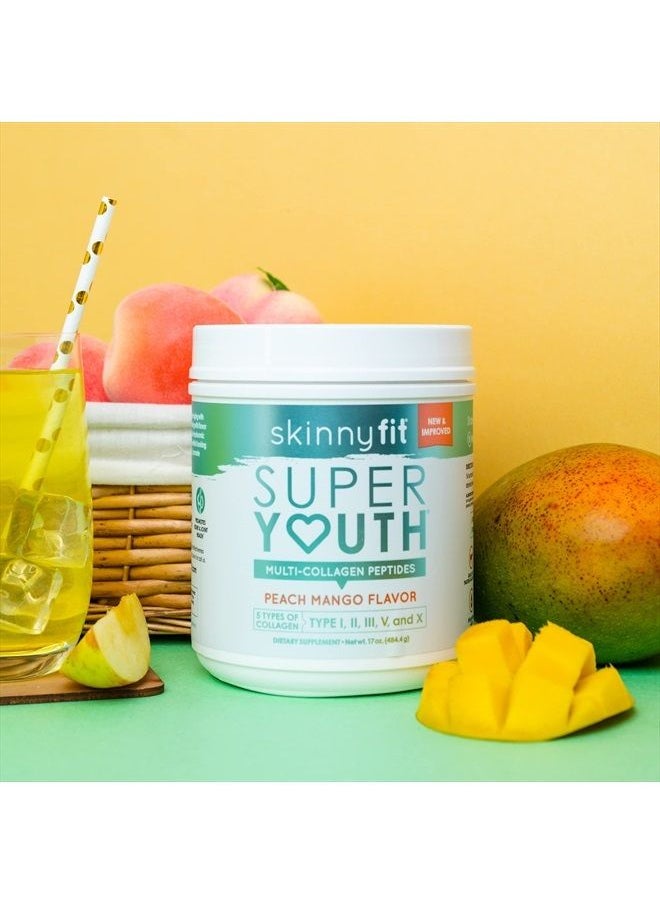 Super Youth Multi-Collagen Peptides Plus Apple Cider Vinegar, Hyaluronic Acid, & Vitamin C Peach Mango Flavor, Hair, Skin, Nail & Joint Support, Immunity, Healthy Metabolism, 28 Servings - pzsku/ZD193E16F7504C7411BF9Z/45/_/1683613540/3bae78b1-bf4d-4b05-a3c8-cfbae724e9be