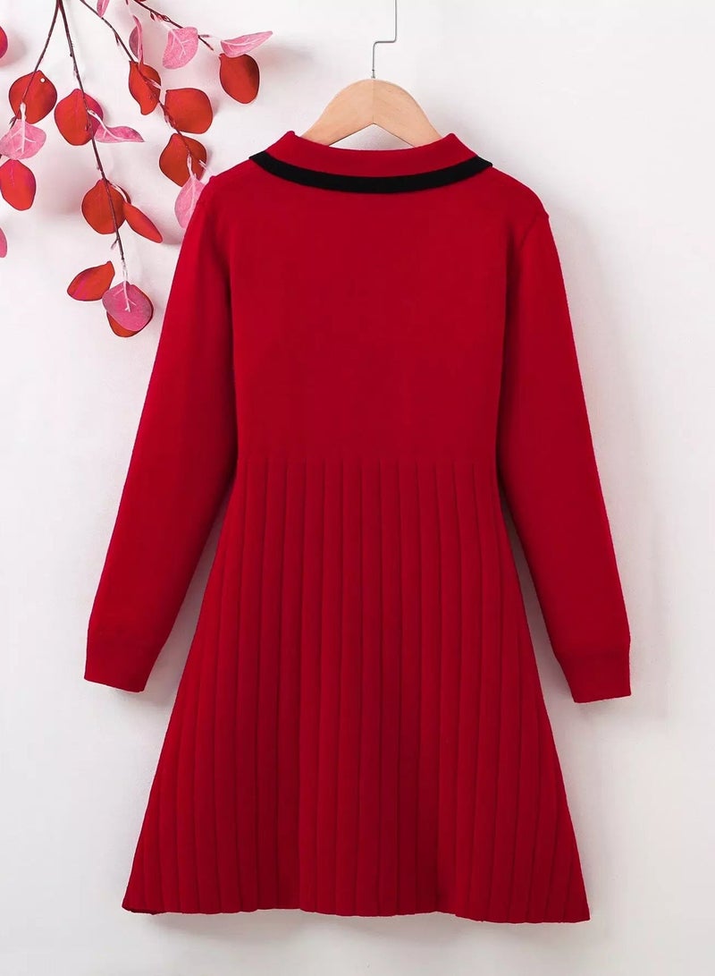 Girls Sweaters Dresses - Image 2