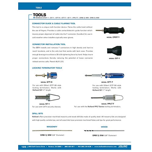 Holland Electronics F Connector Installation & Removal Tool - Image 4
