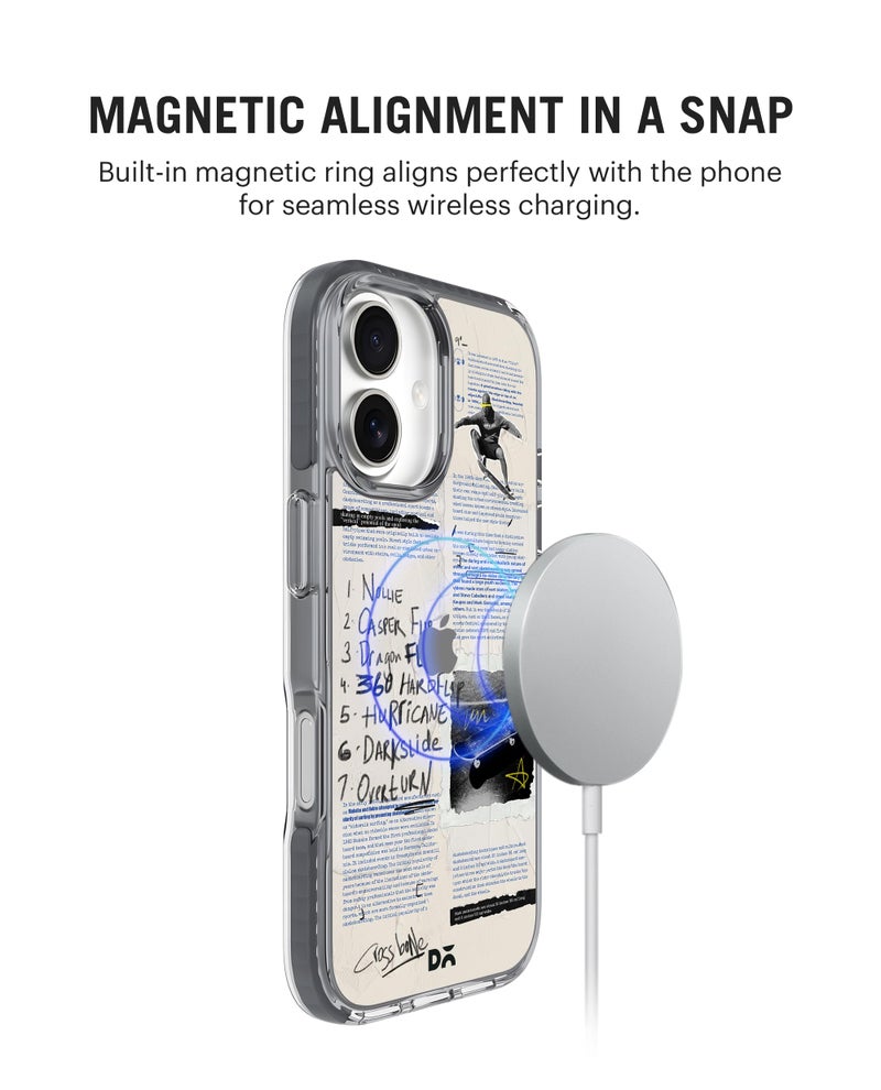 DailyObjects Case for iPhone 17 Compatible with Mag-Safe Wireless Charging, Stride 2.0 Flipster Slim Shockproof Back Cover with Inner Magnetic Ring - Image 3