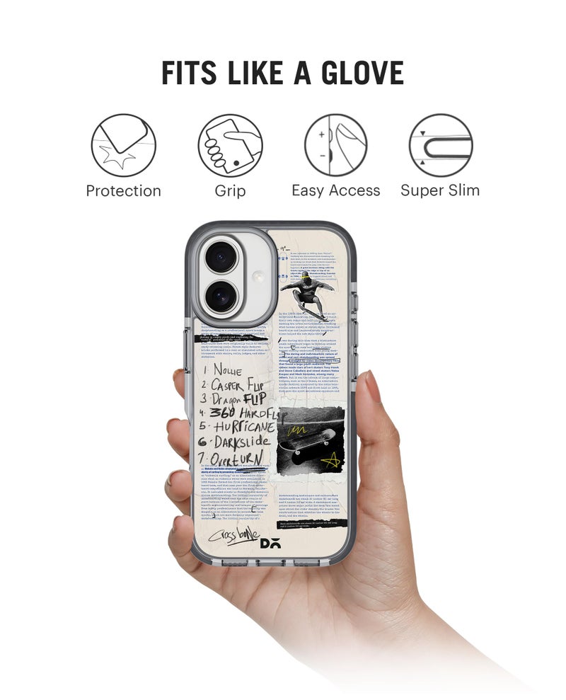 DailyObjects Case for iPhone 17 Compatible with Mag-Safe Wireless Charging, Stride 2.0 Flipster Slim Shockproof Back Cover with Inner Magnetic Ring - Image 2