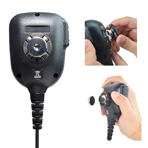 UAYESOK Magnetic Mobile Radio Mic Car Mount Holder, CB Mic Hanger Clip with Adhesive Back for Kenwood KMC-30 KMC-32 KMC-35 KMC-36 Motorola PMMN4090 HMN3596A HLN9073 RMN5052A - Image 3