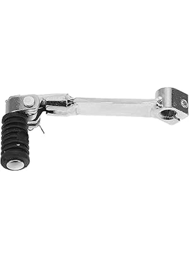 Motorcycle Folding Gear Shift Lever For 50cc 160cc Dirt Bikes And ATVs Silver Adjustable Handle Replacement For Off Road Riding - Image 1