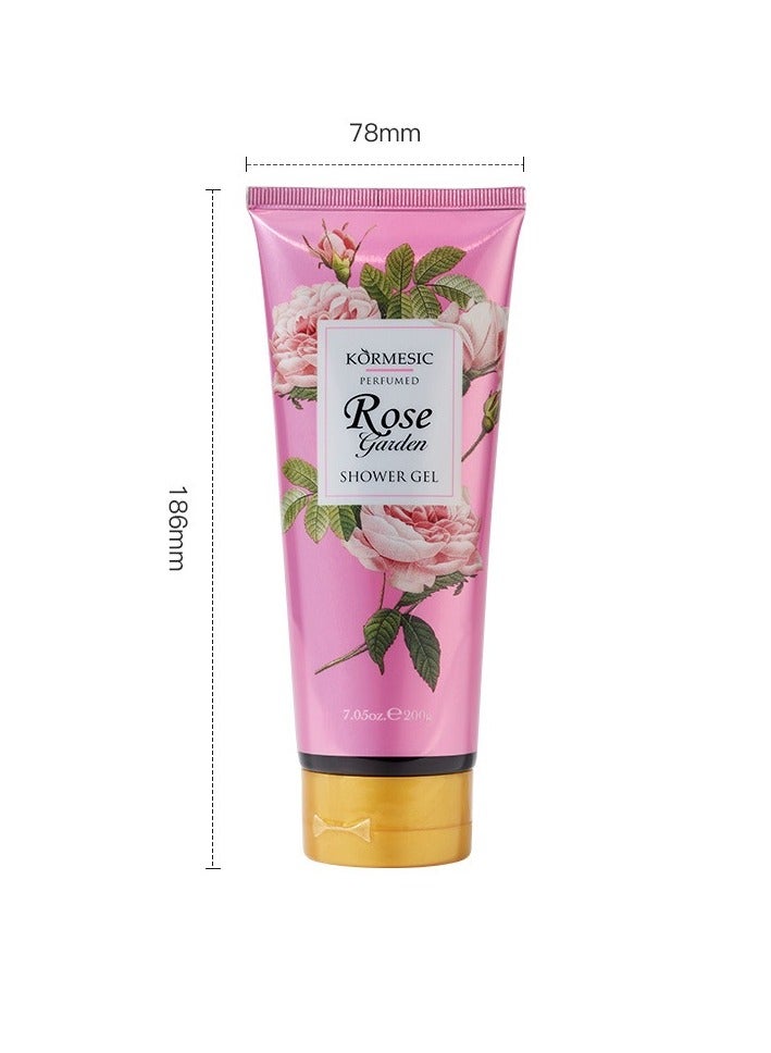 Kormesic غسول الجسم في حديقة الورد 200 جرام-رومانسية وترطيب - Image 1