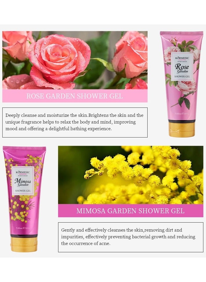 Kormesic غسول الجسم في حديقة الورد 200 جرام-رومانسية وترطيب - Image 2