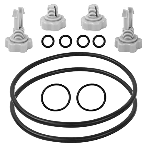 Pokin 25004/2,500 Gallon Filter Pump Replacement Seals Kit Pack for Intex Pool Filter Pump (Includes 5 Combined Parts - Image 1