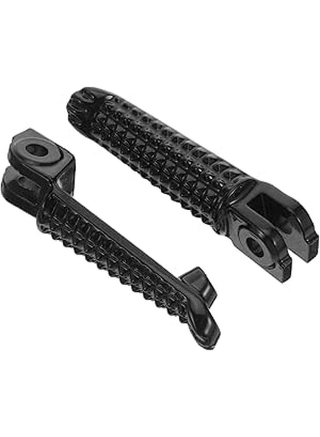 2pcs Motorcycle Foot Pegs Iron Footrests Durable Design Compatible With Various Models Comfort Enhancement For Long Rides Upgrading Your Bike - Image 1