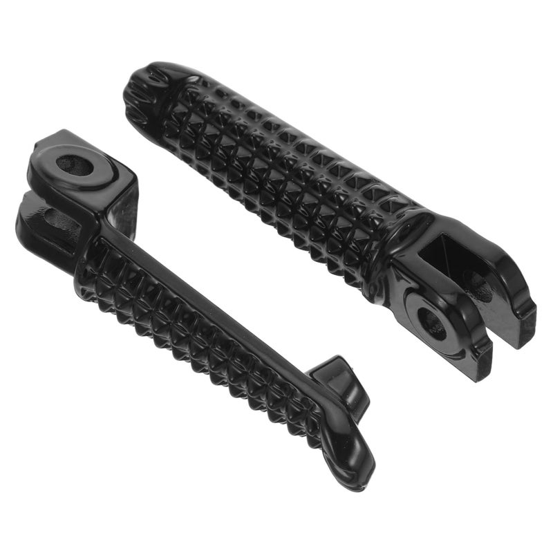 2pcs Motorcycle Foot Pegs Iron Footrests Durable Design Compatible With Various Models Comfort Enhancement For Long Rides Upgrading Your Bike - Image 2