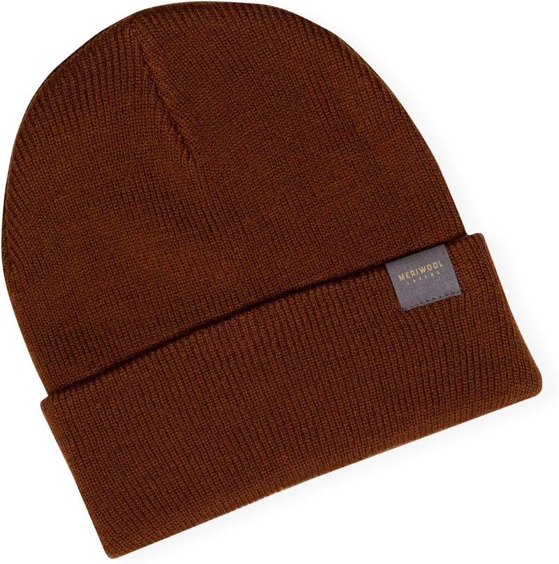 MERIWOOL Kids’ Beanie - Merino Wool Ribbed Knit Winter Hat for Boys and Girls - Image 4