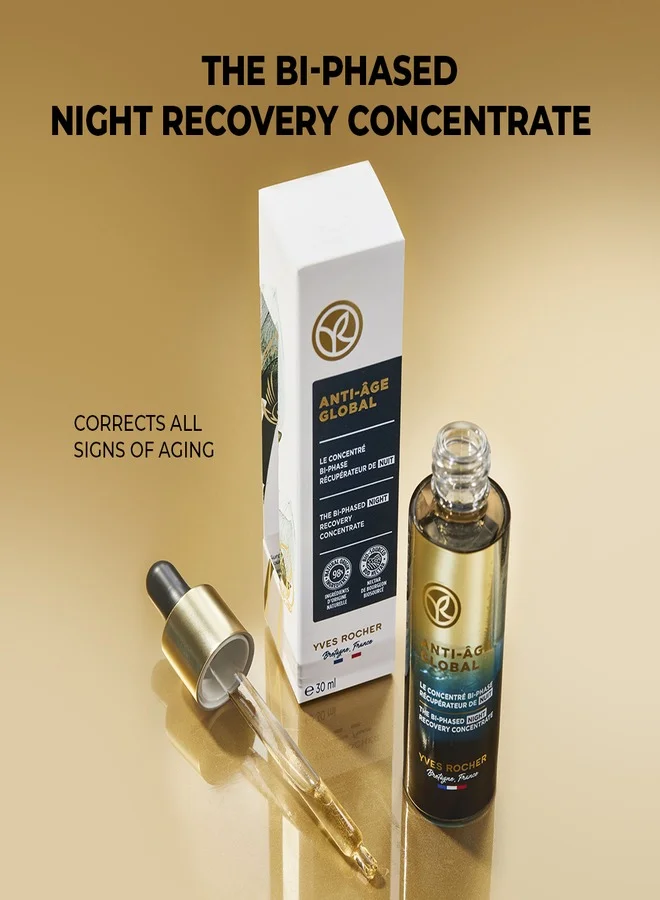 Yves Rocher Bi-Phased Night Recovery Concentrate Pipette 30Ml