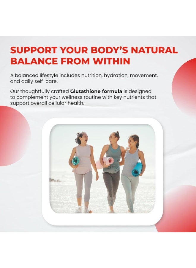 ULTRA HERBS Glutathione Supplement Active Reduced Form, Enriched with Resveratrol, NAC - Image 5