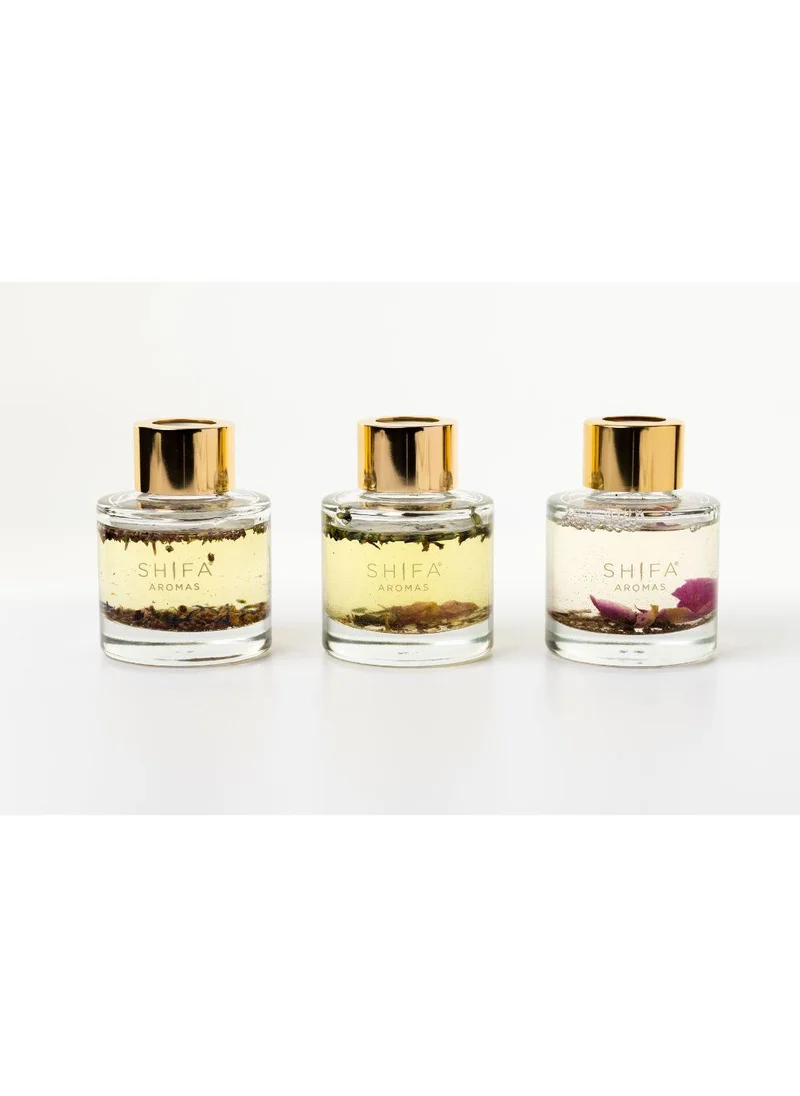 Shifa Aromas Gift Set - Diffuser Trio - Summer Dreams, Pilgrim & Midnight Rose