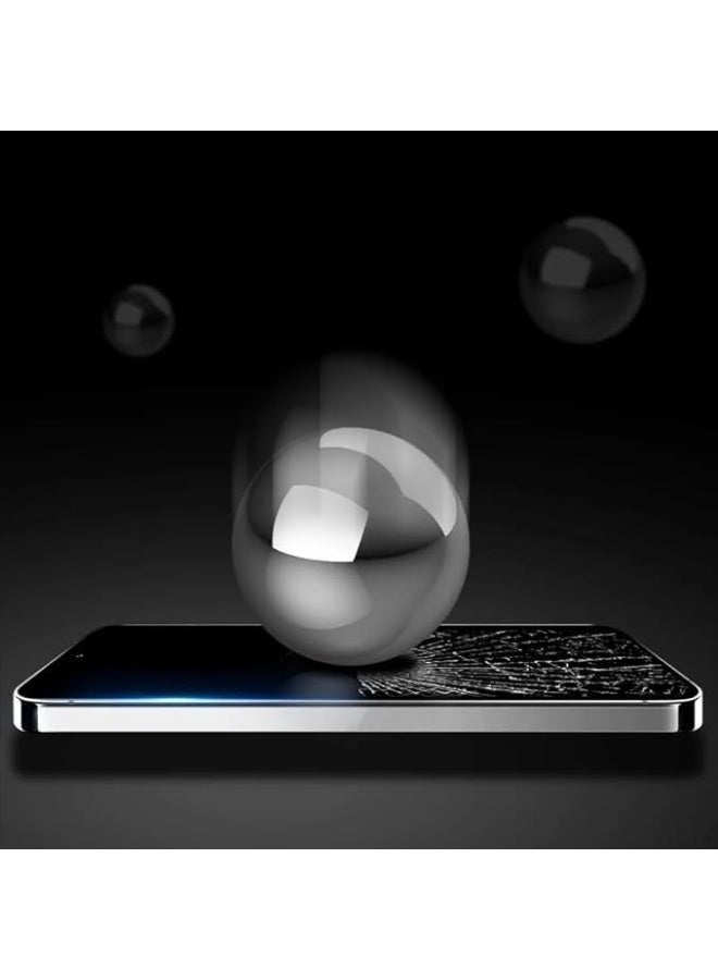 Screen Protector Compatible with Samsung Galaxy S25 FE, Full Glue 3D Curved Tempered Glass, 9H Hardness, Anti-Scratch, Anti-Fingerprint, Bubble Free (Black) - Image 5