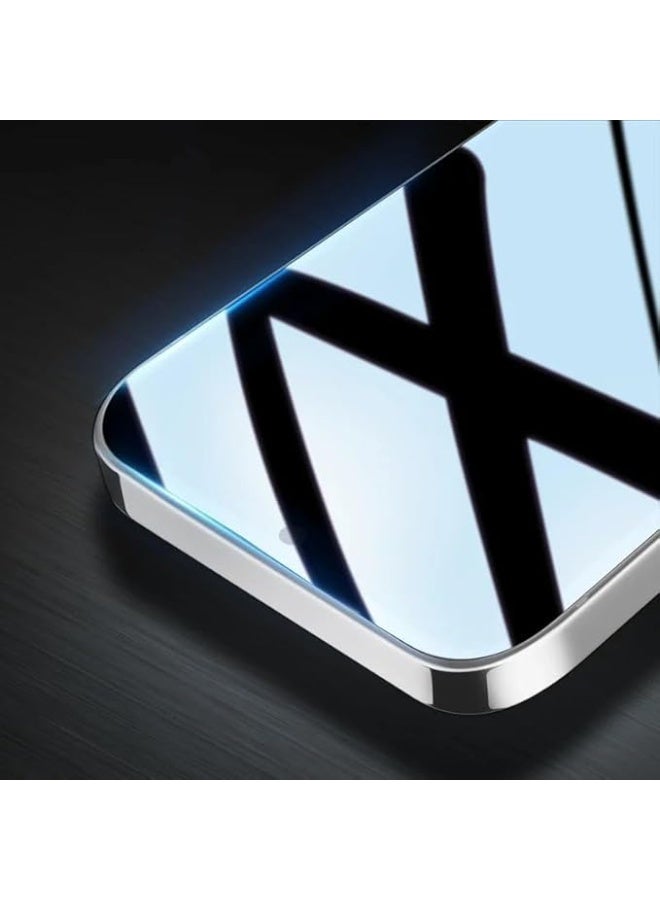 Screen Protector Compatible with Samsung Galaxy S25 FE, Full Glue 3D Curved Tempered Glass, 9H Hardness, Anti-Scratch, Anti-Fingerprint, Bubble Free (Black) - Image 4