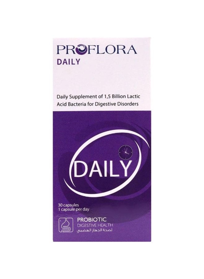Proflora Probiotic Daily Capsules 30 Pieces - Image 1