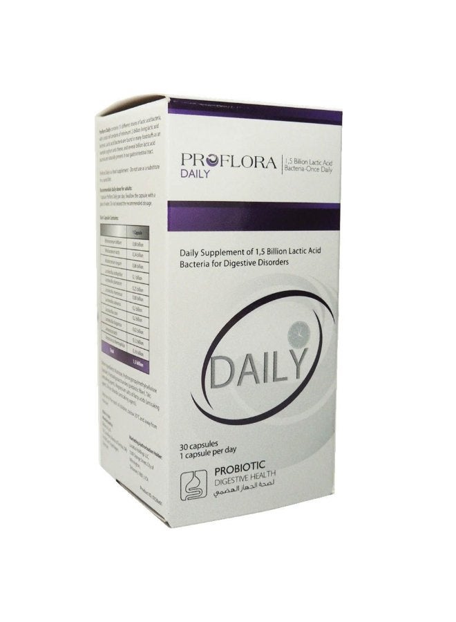 Proflora Probiotic Daily Capsules 30 Pieces - Image 2