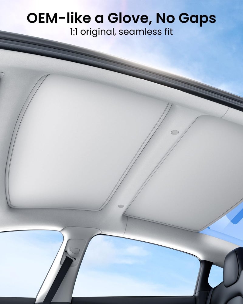 REEVAA 2025 Tesla Model 3 Roof Sunshade - Image 5