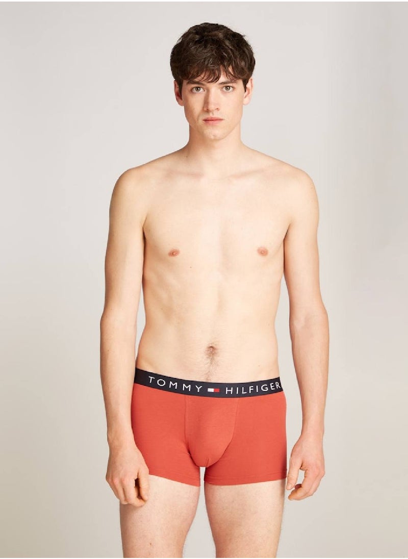 TOMMY HILFIGER Men's 3-Pack Trunks - Cotton, Multicolour  - Image 2