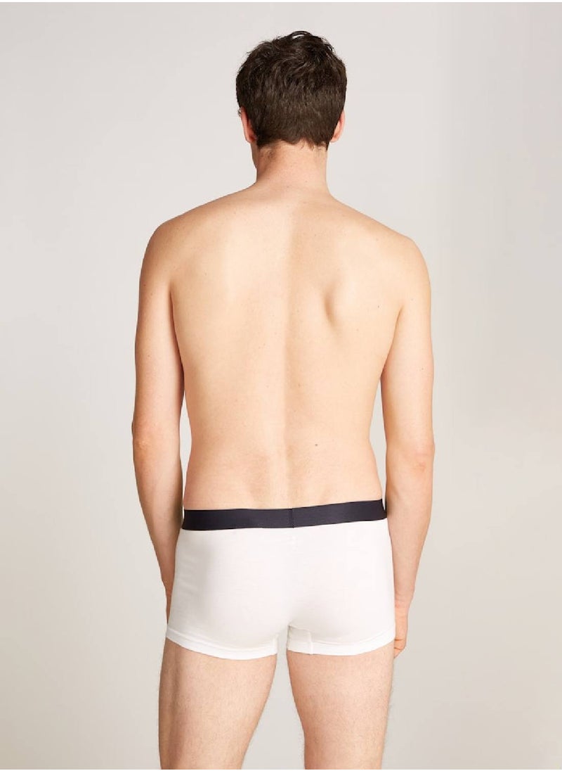 TOMMY HILFIGER Men's 3-Pack Trunks - Cotton, Multicolour  - Image 4