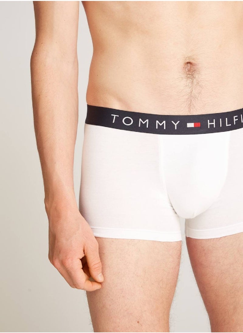 TOMMY HILFIGER Men's 3-Pack Trunks - Cotton, Multicolour  - Image 5