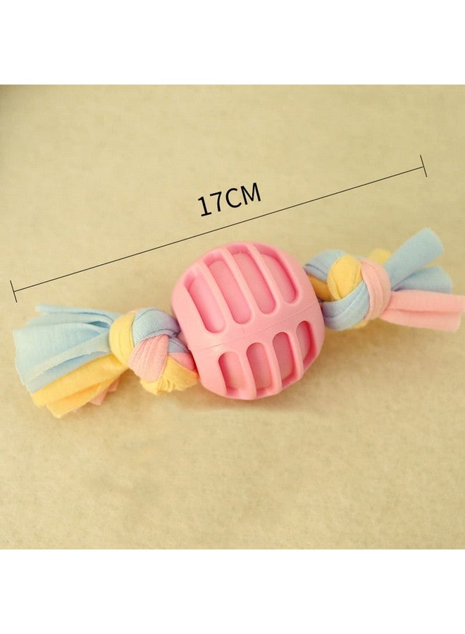 Emily Pets Soft Dog Molar Ball Safe Popular Pet Puppy Small Medium Interactive Toy(Pink) - Image 3