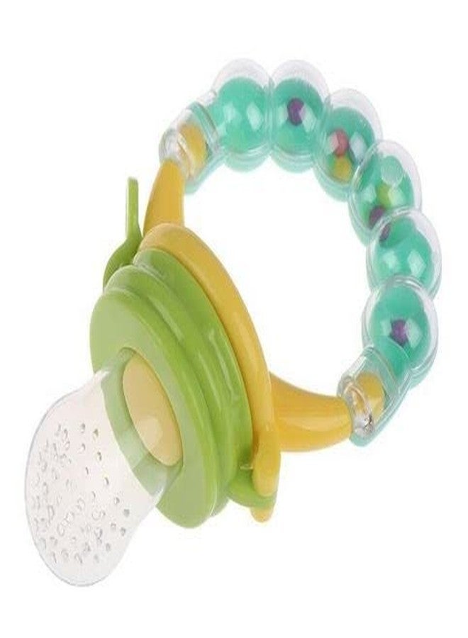 Lappu Baby Fruit Nibbler and Food Feeder for 6 to 12 Months Baby BPA Free with Baby 2 Pcs Hot Sensitive Spoon (Combo Saver) (Multi11) - Image 3