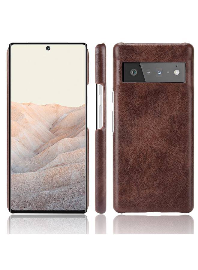 S-TOP Case For Google Pixel 6 Pro Shockproof Litchi Texture PC + PU Case - Image 1