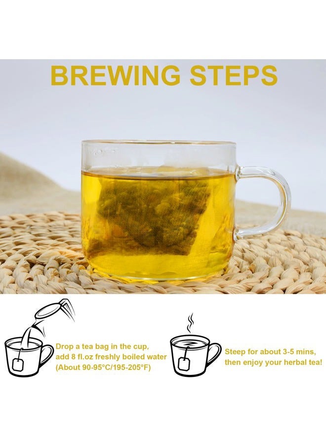 TEARELAE Chrysanthemum Cassia Seed Tea - 4g x 40 Count - Burdock Root, Goji Berry, Honeysuckle, Osmanthus - Combination Herbal Tea Bag - Image 5