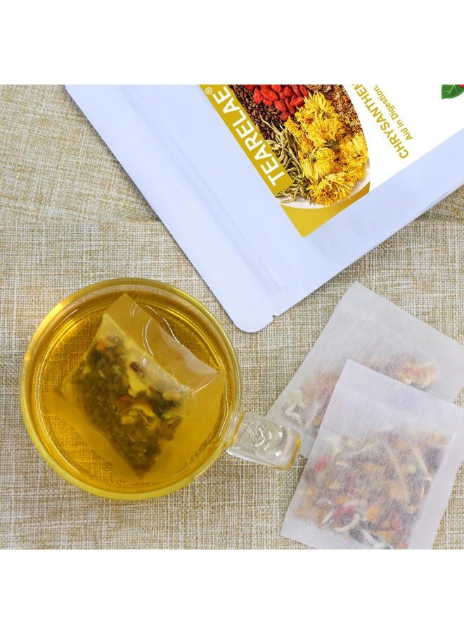 TEARELAE Chrysanthemum Cassia Seed Tea - 4g x 40 Count - Burdock Root, Goji Berry, Honeysuckle, Osmanthus - Combination Herbal Tea Bag - Image 3