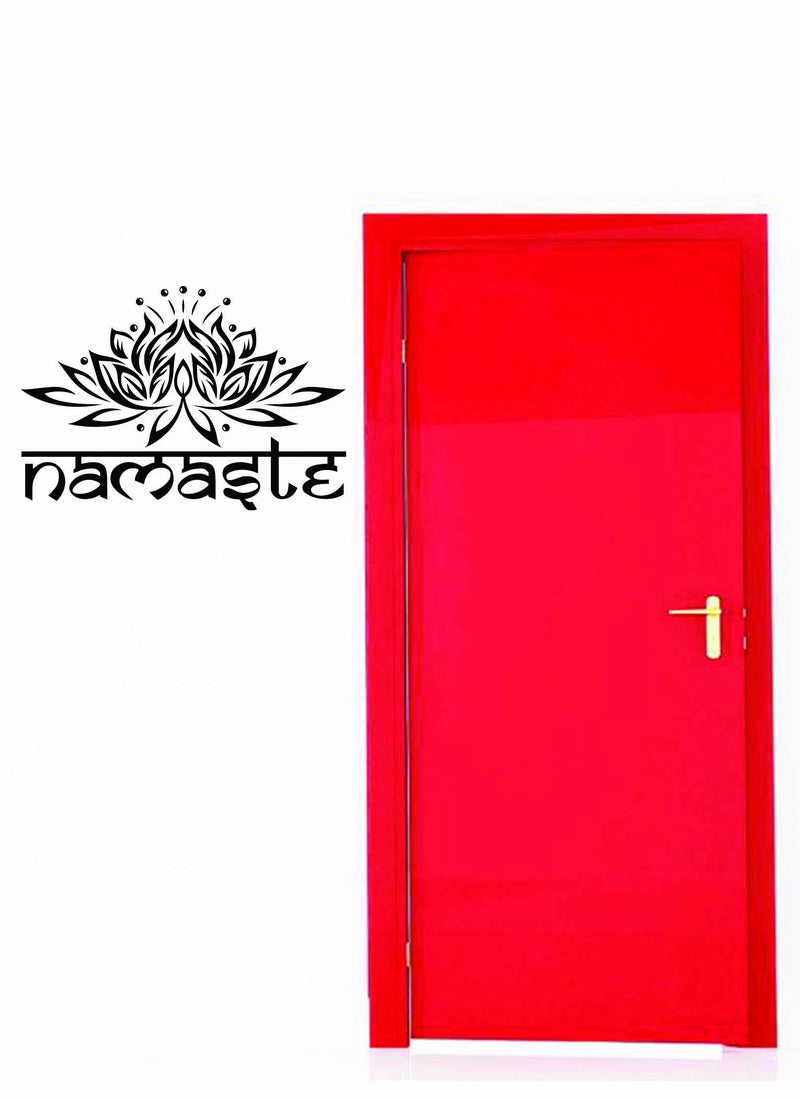 Spoil Your Wall Namaste Lotus Wall Decal - Wall Arts Home Décor - Wall Sticker, 80x54 cm by Spoil Your Wall - Image 4
