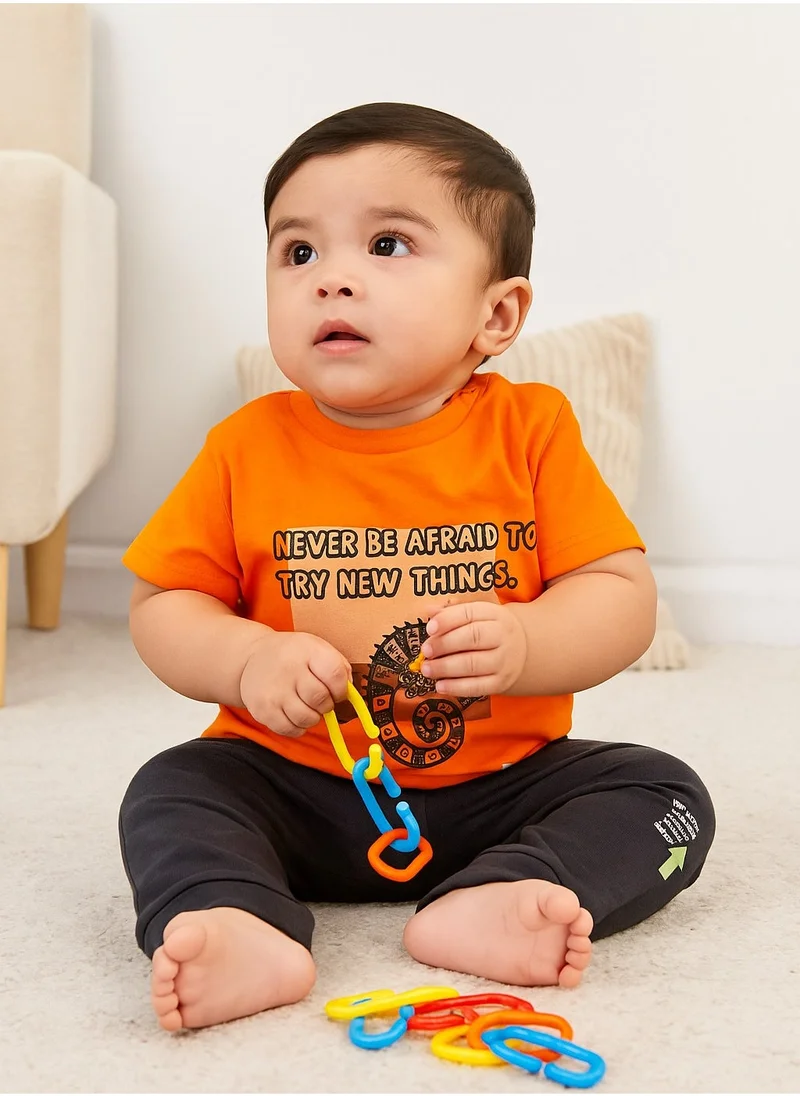 victor and jane BABY BOYS 2PC Set - T-Shirt & Joggers Summer Outfit