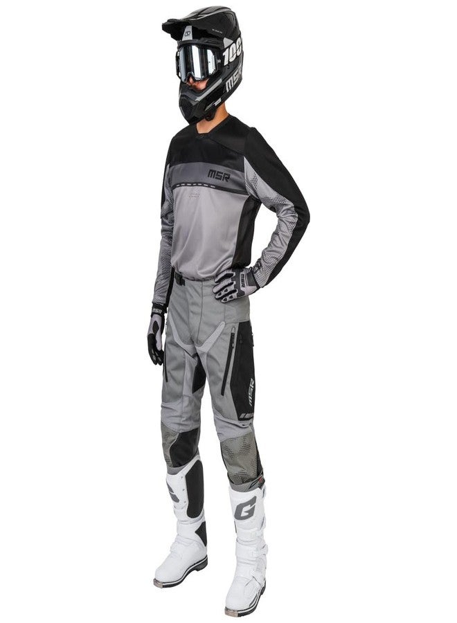 MSR Legend Dirt Bike Motocross MTB Offroad Jersey XX-Large Grey - Image 2