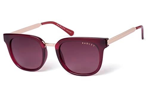 RADLEY London 6510 Womens Round Sunglasses, 49 mm, UV400 Protection, Dark Rose Pink - Image 1