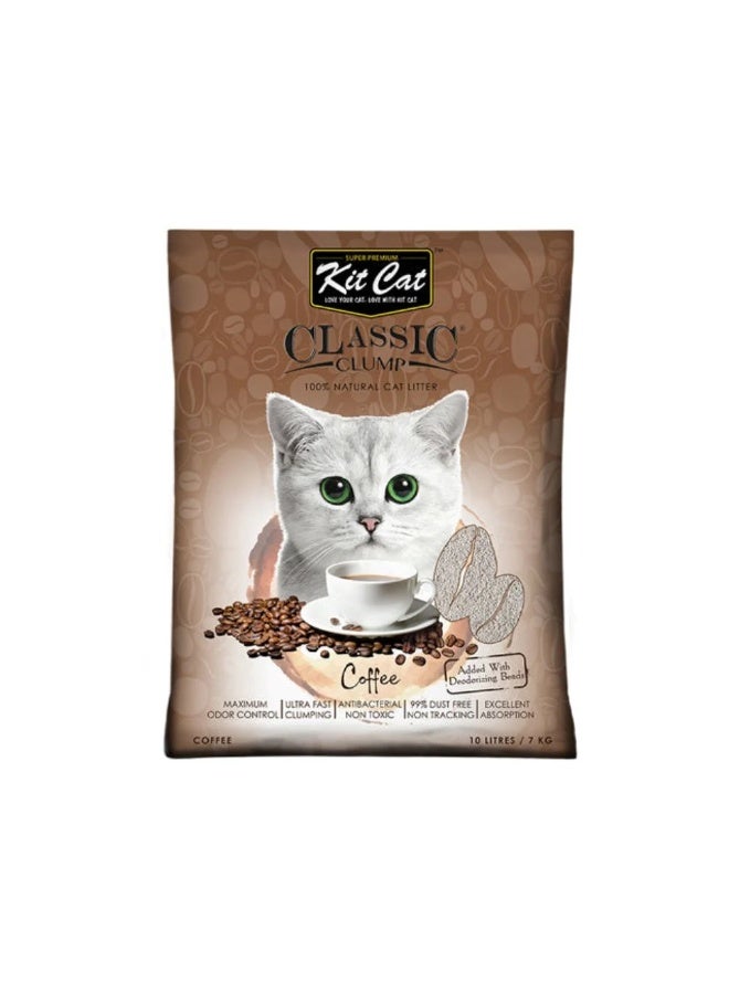 كيت كات رمل كيت كات متعدد القطط برائحة القهوة لترات - Image 2