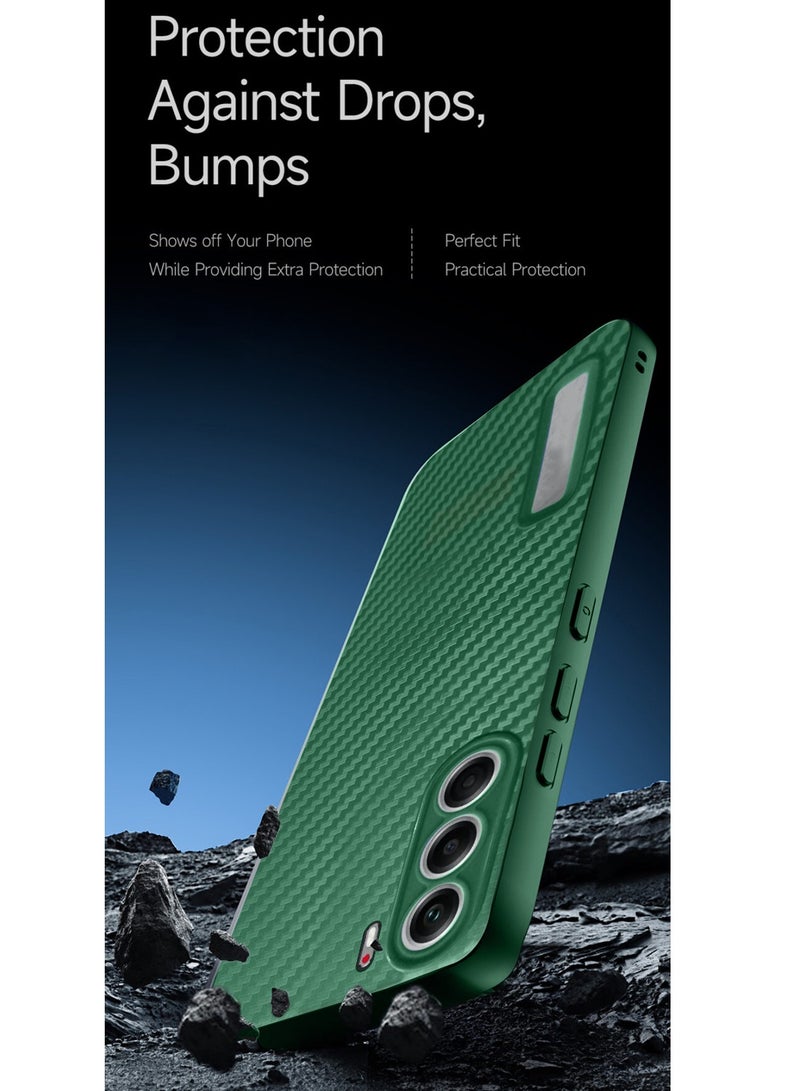 دبليو تيك Tecno Camon 40 4G 2025 غطاء هيكل من ألياف الكربون السيليكون السائل (MCFPSN) - أخضر غامق - Image 4