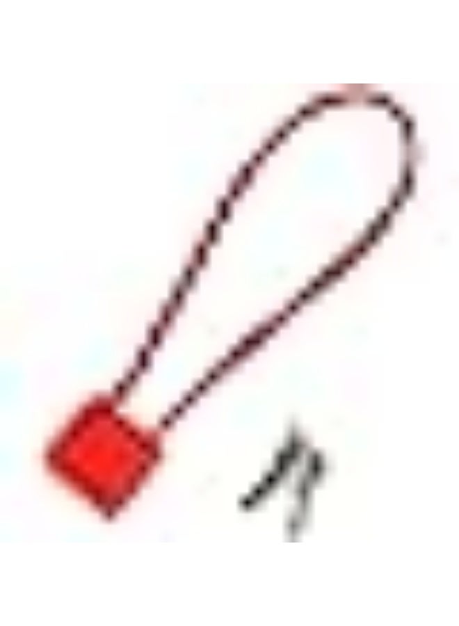 Red 2-Key Steel Cable Lock, Heavy Duty Long Lock for Bike, Luggage, Gym Bag, Flexible Steel Rope Lock Secure Outdoor Use, Cable Lock with Same Key for Travel and Security - Image 3