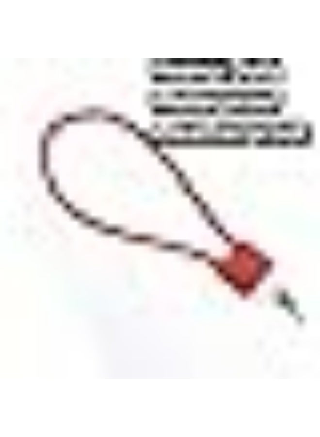 Red 2-Key Steel Cable Lock, Heavy Duty Long Lock for Bike, Luggage, Gym Bag, Flexible Steel Rope Lock Secure Outdoor Use, Cable Lock with Same Key for Travel and Security - Image 4