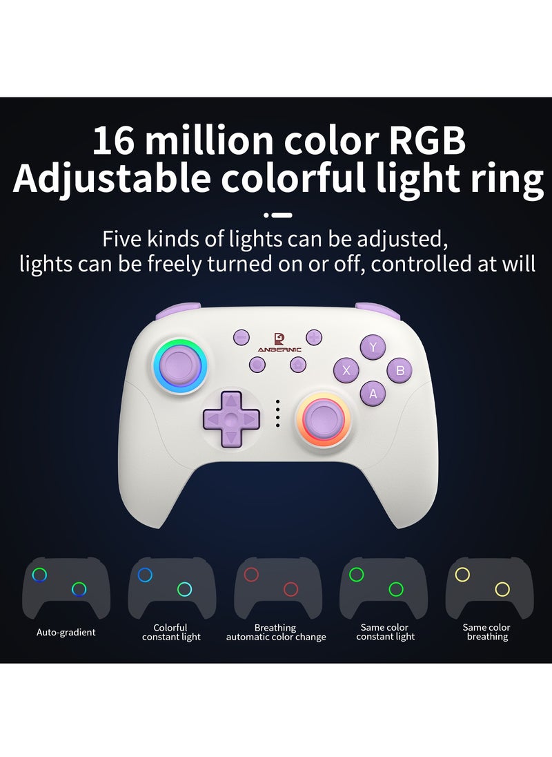 ANBERNIC  - RG P01 High Cost Performance PC Controller PC Steam Switch Android IOS Conductive Rubber Bluetooth Wireless XBOX Layout 600mAh Dual Asymmetric Pendulum Motor - Image 1