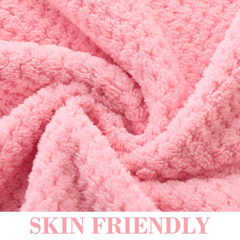 Kuber Industries 2 Piece Hand Towel Set|280 GSM|Gtm & Workout Towels|Super Absorbent & Antibacterial Treatment|Small Size Travel Friendly (Green & Pink) - Image 5