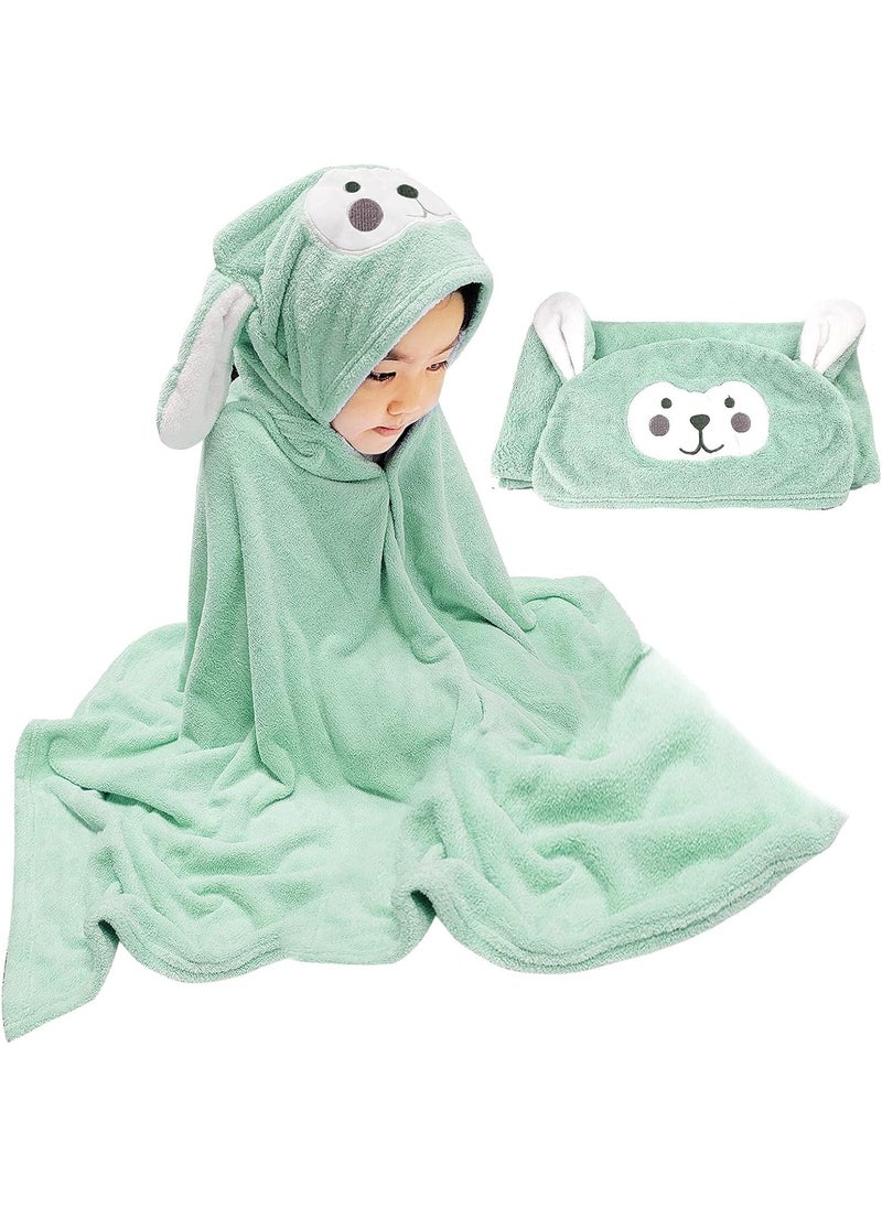 Bluejw 70*140cm Kids Bath Towels, Cotton Hooded Towels, Super Soft Super Absorbent Bathrobe Blankets, Premium Bath Towels,For Babies,Boys And Girls, For Tubs, Pools And Beaches  - Image 2