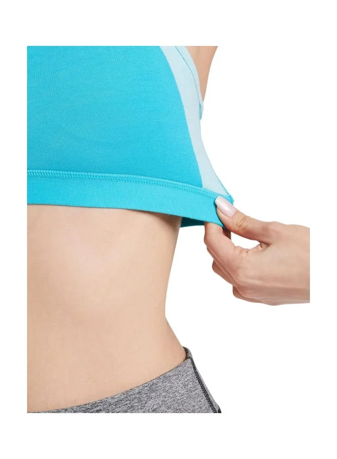 Jockey Teal & Mint Melange 1380 Women Wire free Padded Super Combed Cotton Elastane Stretch Printed Full Coverage Racer Back Styling Active Bra with Stay Fresh and Moisture Move Treatment for Women | Best Price UAE