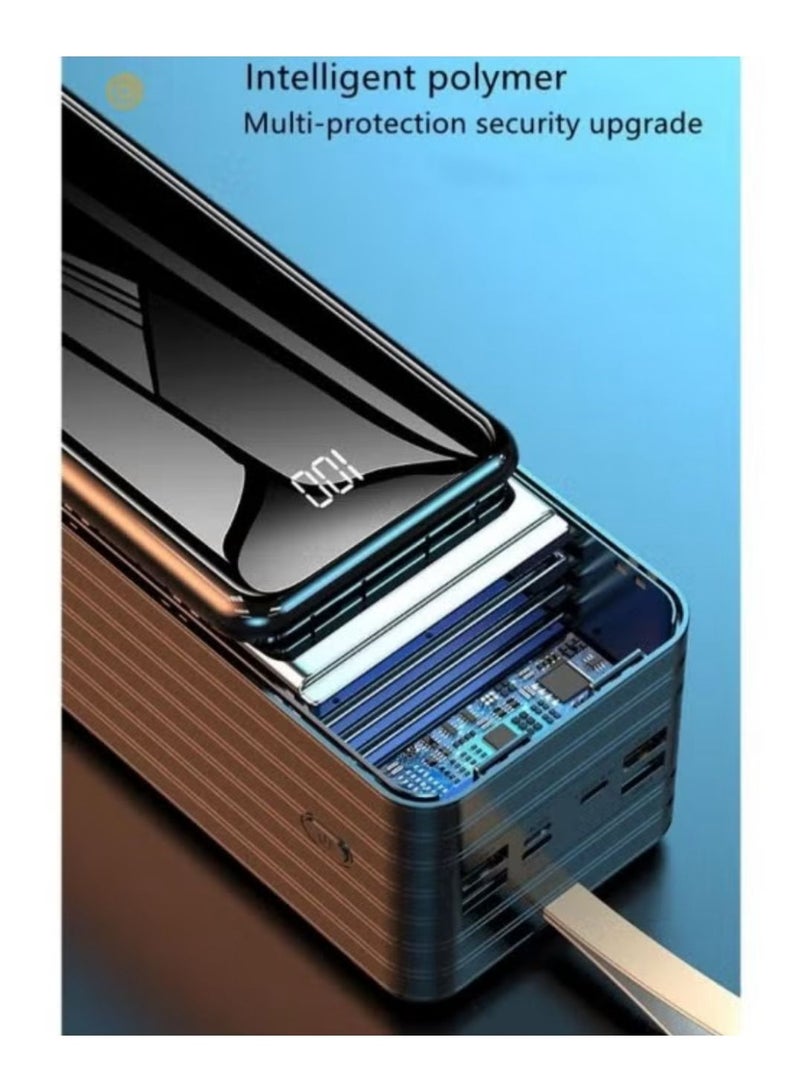 Denx Portable battery power bank with a capacity of 120 thousand, fast charging  - Image 2